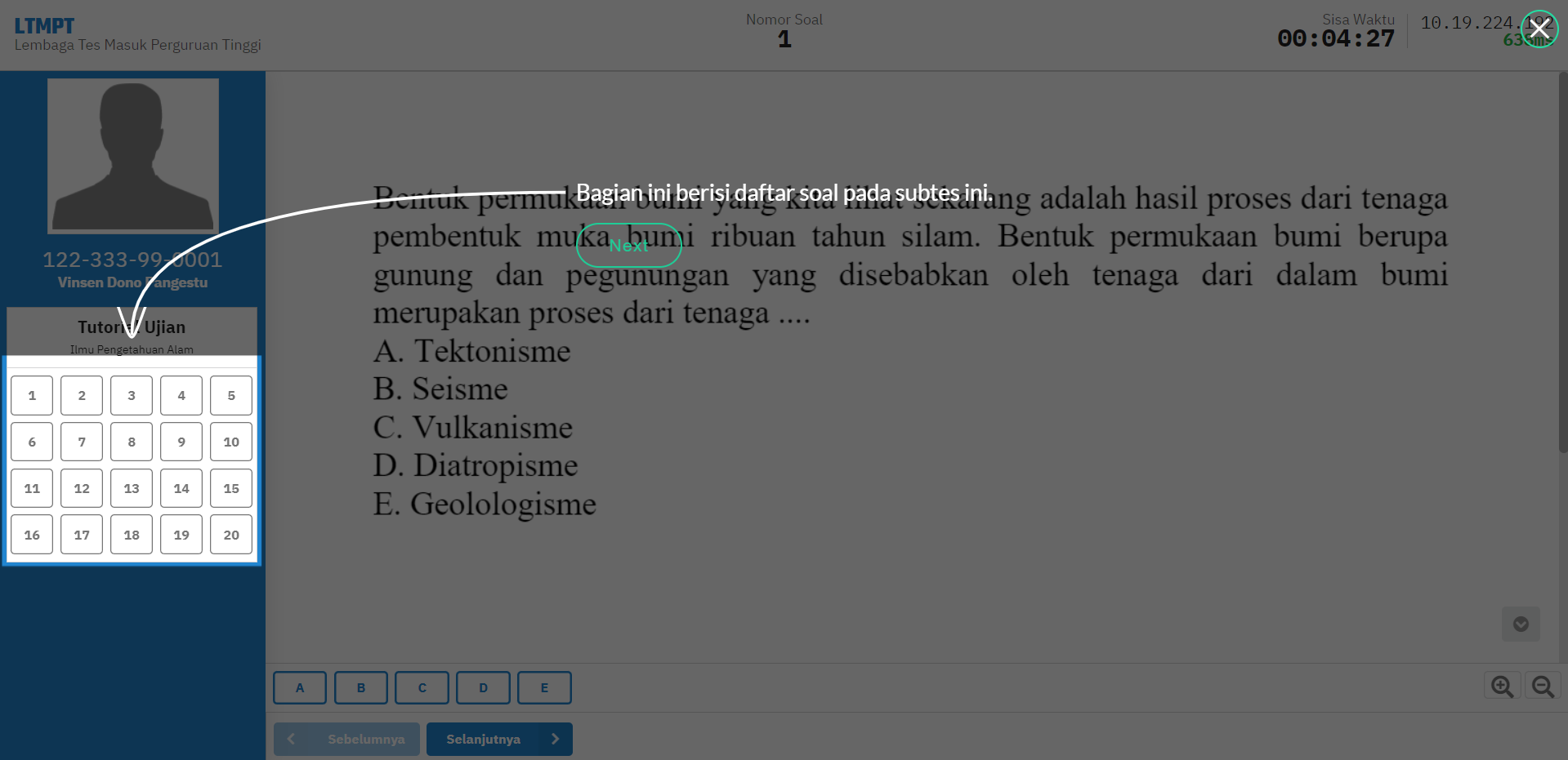 Tutorial Ujian