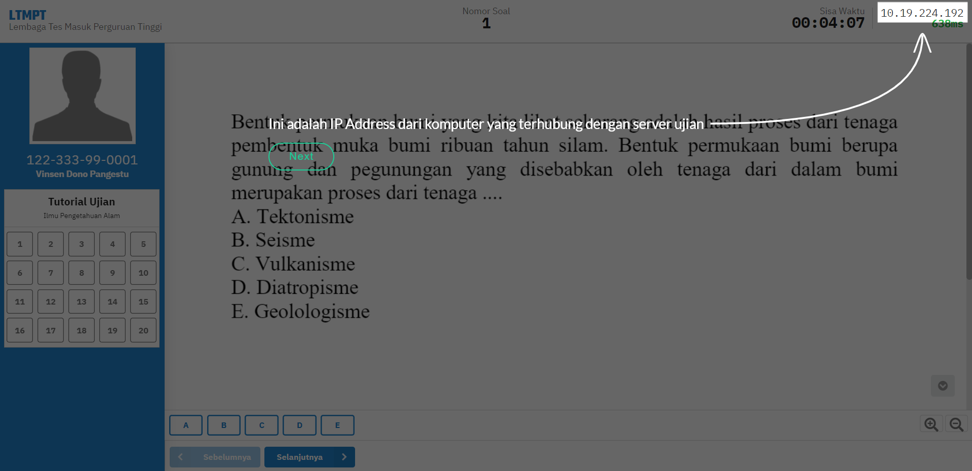 Tutorial Ujian