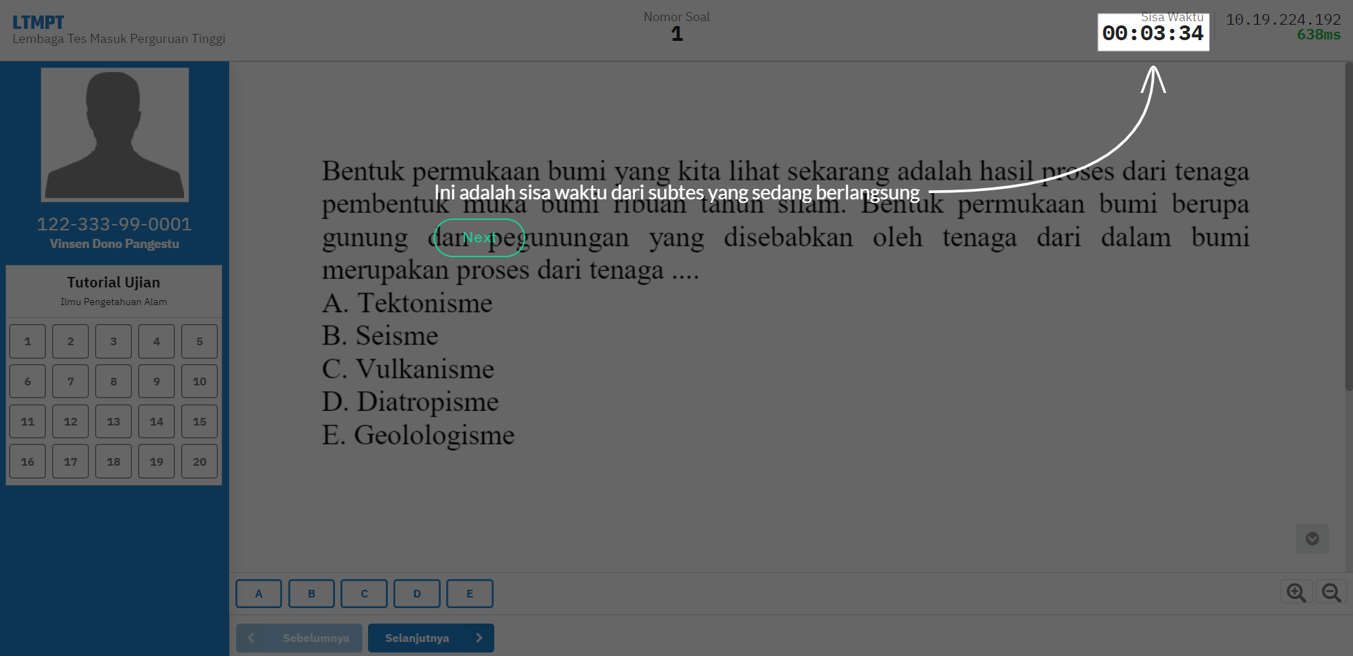 Tutorial Ujian