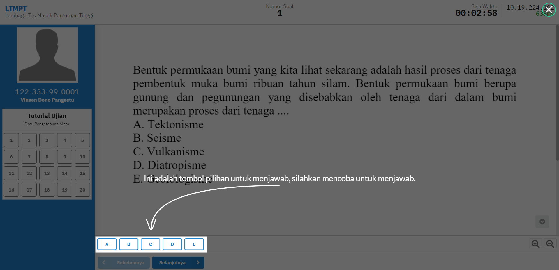 Tutorial Ujian