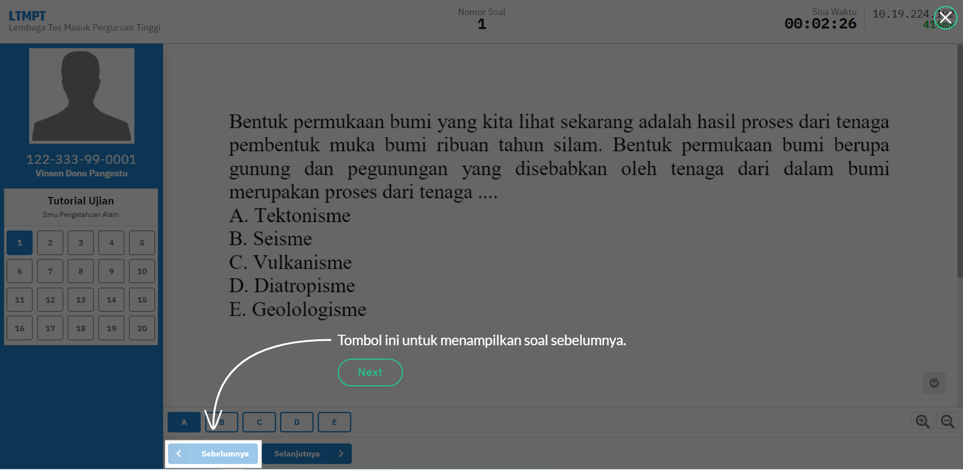 Tutorial Ujian