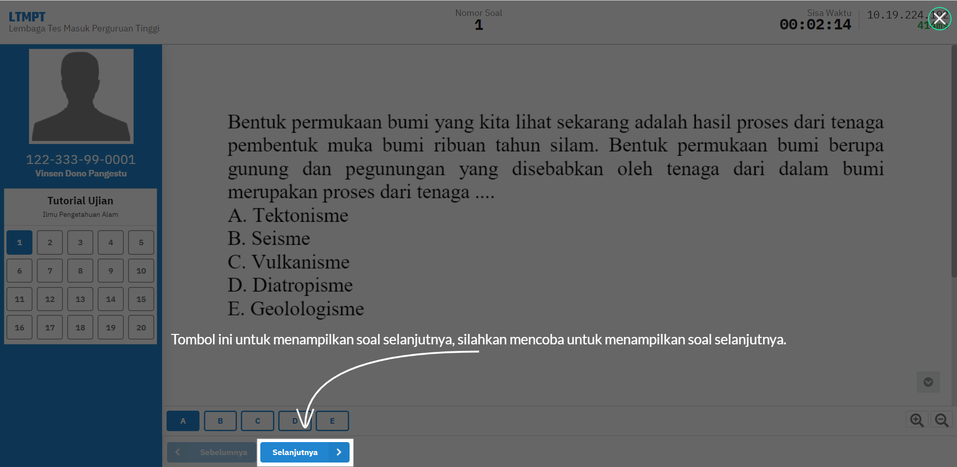Tutorial Ujian