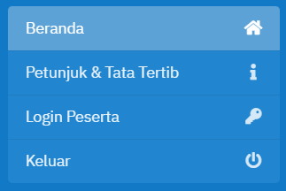 Dashboard dan Menu