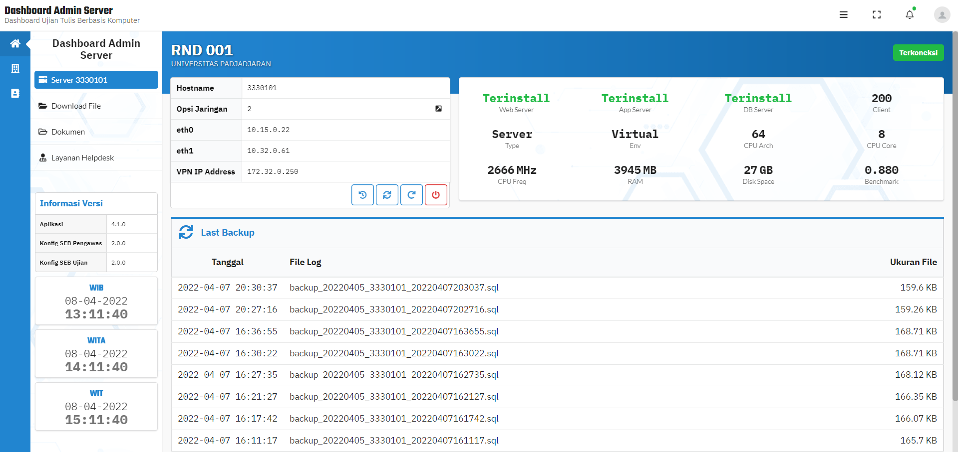 Backup Log images